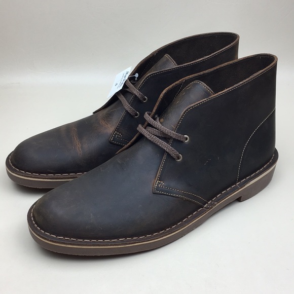 distressed leather chukka boots